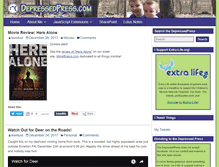 Tablet Screenshot of depressedpress.com